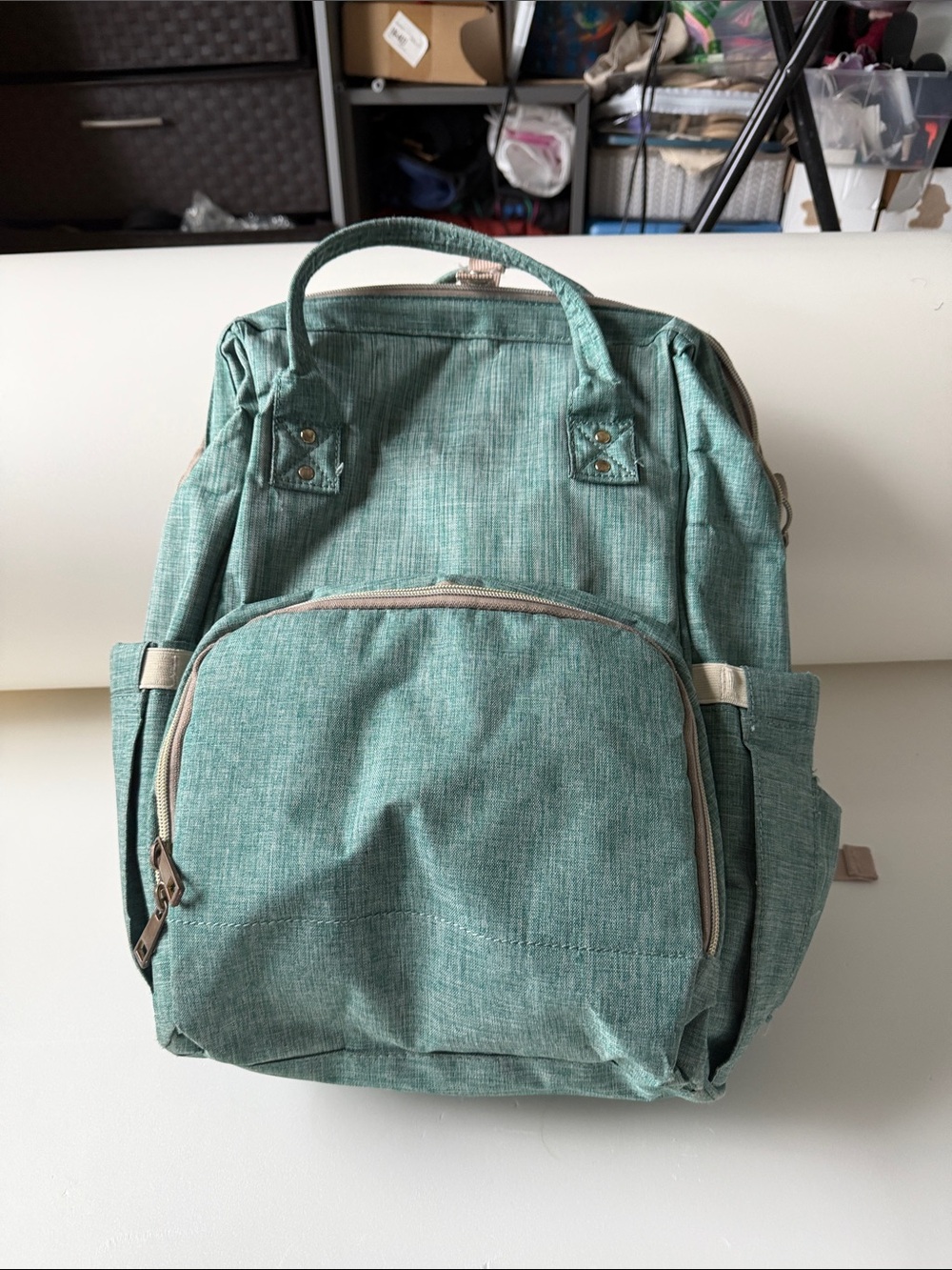 Teal Convertible Backpack Tote